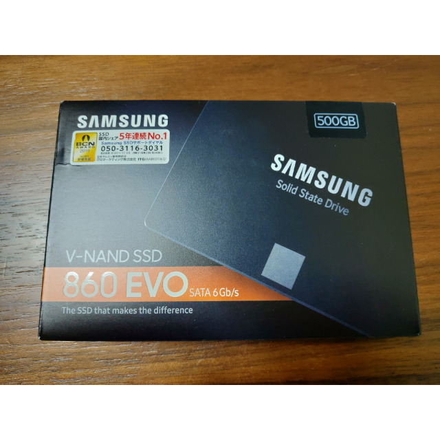 新品未開封 SAMSUNG SSD 500GB 860EVO
