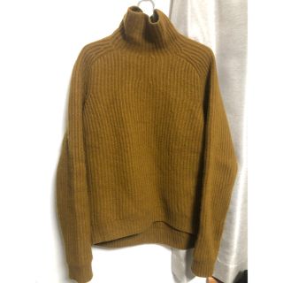 新品■ACNE アクネ■タートルネック ロングニット■マスタード■アパルトモン