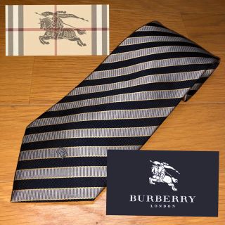 バーバリー(BURBERRY)のバーバリー　ネクタイ  オールシルク　9.5(ネクタイ)