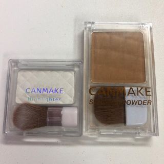 キャンメイク(CANMAKE)のキャンメイク　ハイライト、シェーディングパウダー(フェイスパウダー)