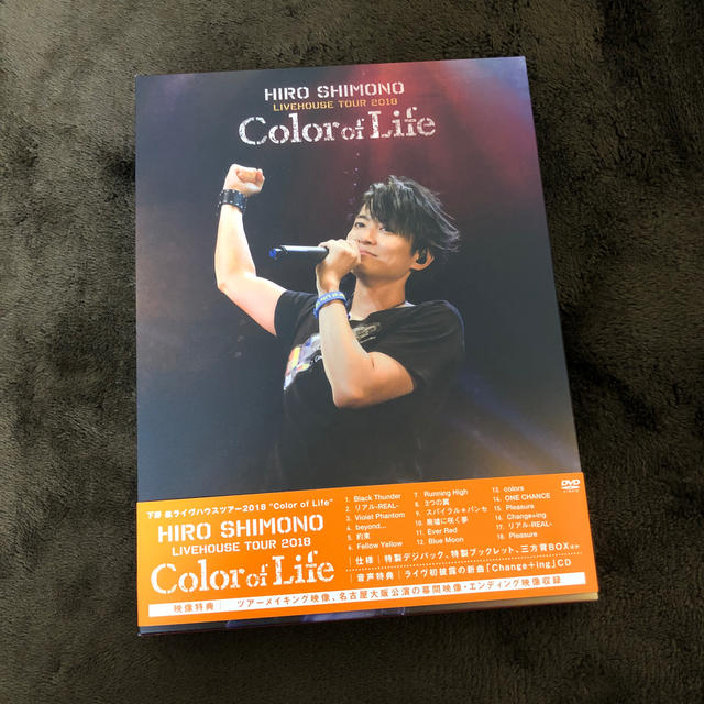 下野紘ライヴハウスツアー2018“Color　of　Life”　DVD初回限定版