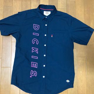 ディッキーズ(Dickies)のDICKIES 紺色 シャツ(シャツ)