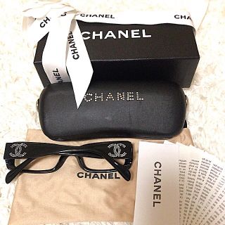 シャネル(CHANEL)のCHANEL 眼鏡フレーム　アイウェア　シャネル ラインストーン(サングラス/メガネ)