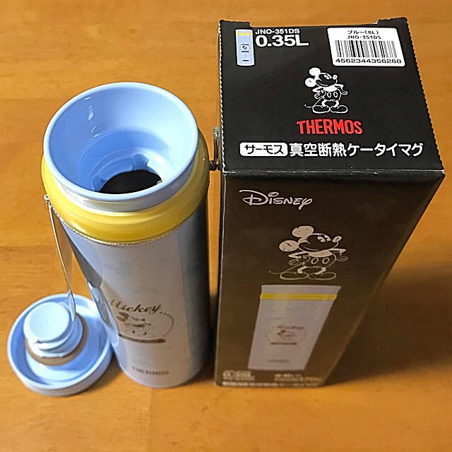 THERMOS(サーモス)のサーモス 水筒 ミッキー 真空断熱ケータイマグ ３５０ml（ブルー） キッズ/ベビー/マタニティの授乳/お食事用品(水筒)の商品写真