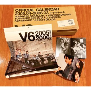 ブイシックス(V6)のV6オフィシャルカレンダー2005.04～2006.03(アイドルグッズ)