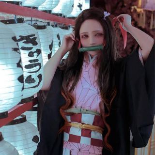 シュウエイシャ(集英社)の鬼滅の刃 竈門禰豆子 コスプレ (コスプレ)