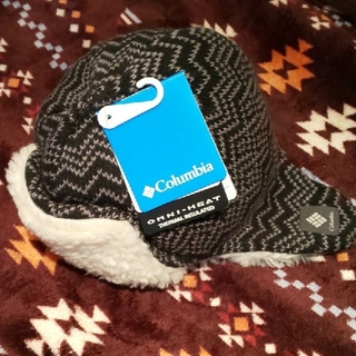 コロンビア(Columbia)の新品 Columbia 帽子(黒&グレー)(その他)