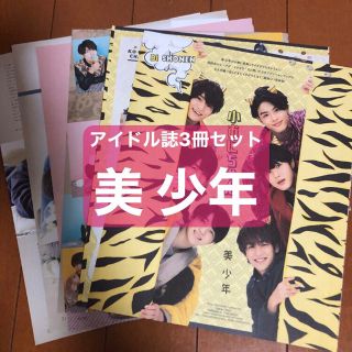 ジャニーズジュニア(ジャニーズJr.)の❸美 少年  アイドル誌3冊セット  切り抜き(アート/エンタメ/ホビー)