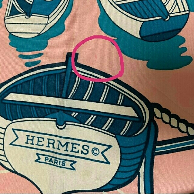 Hermes(エルメス)のHERMES カレ90 ヨット FLOTTILLE レディースのファッション小物(バンダナ/スカーフ)の商品写真