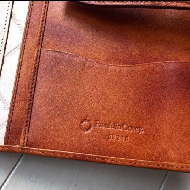 Franklin Planner(フランクリンプランナー)のFranklin Covey システム手帳 ブラウン メンズのファッション小物(手帳)の商品写真