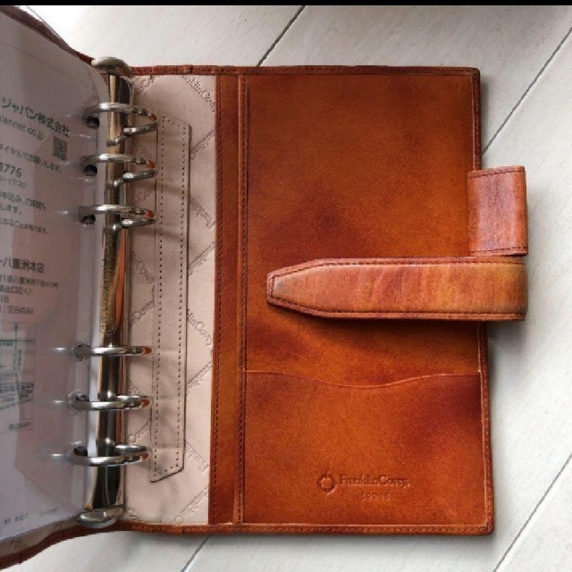 Franklin Planner(フランクリンプランナー)のFranklin Covey システム手帳 ブラウン メンズのファッション小物(手帳)の商品写真