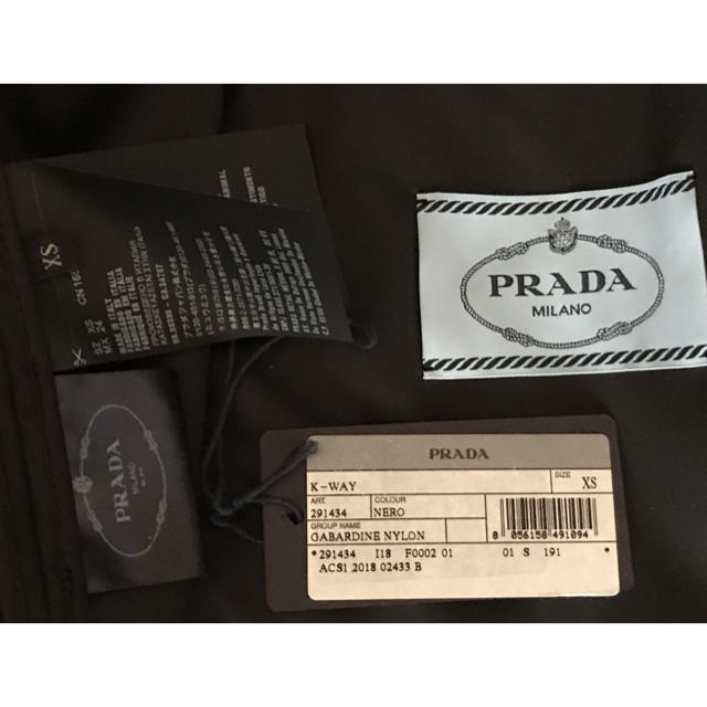 PRADA(プラダ)の【極美品】Prada K-WAY ジャケットXS レディースのジャケット/アウター(ナイロンジャケット)の商品写真