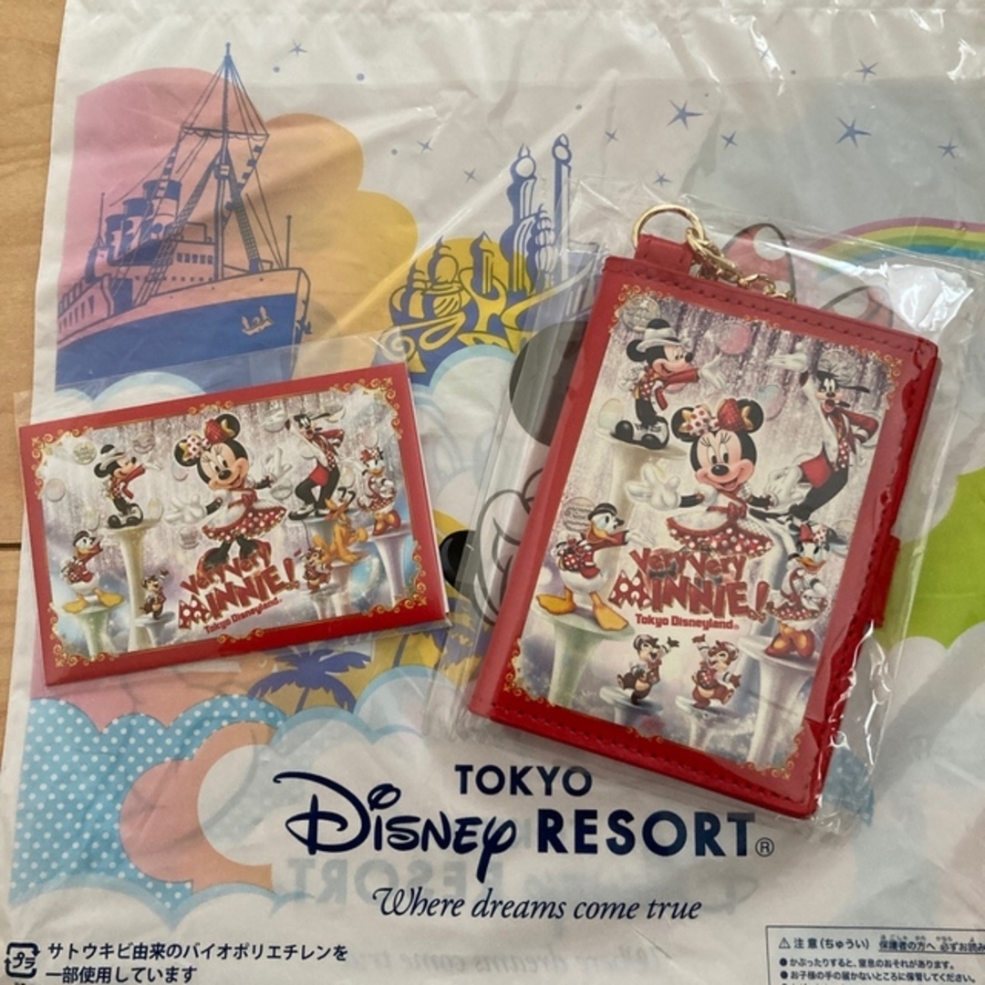 Disney(ディズニー)のお値下げ　ベリーベリーミニー カードケース レディースのファッション小物(パスケース/IDカードホルダー)の商品写真