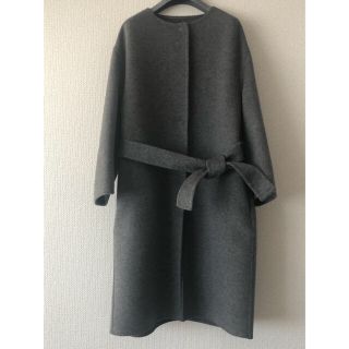 PRADA - りか様専用！PRADA プラダ ノーカラーコート グレーの通販 by ...