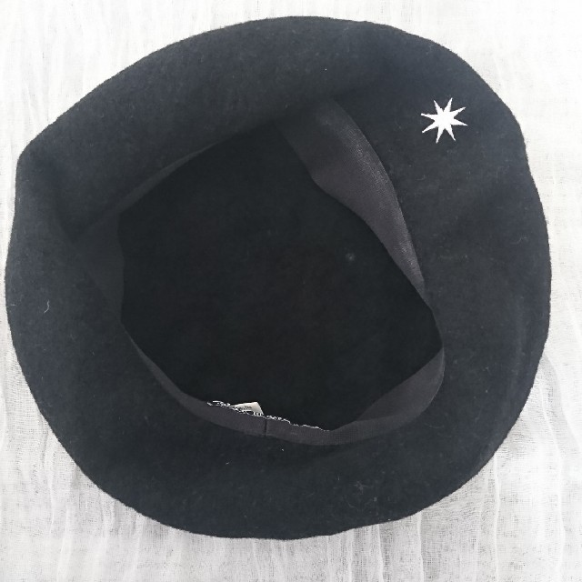GDC(ジーディーシー)のGDC 黒ベレー帽 レディースの帽子(ハンチング/ベレー帽)の商品写真