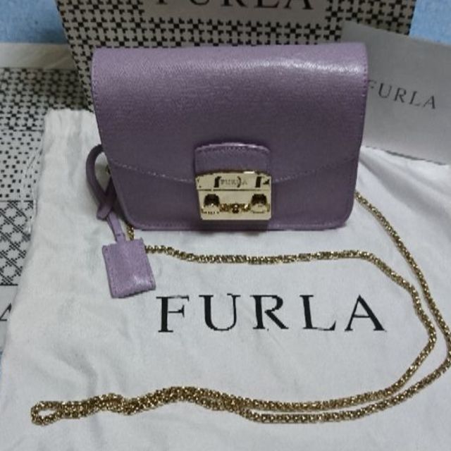 Furla(フルラ)の✨フルラ ✨メトロポリス✨レアカラー ラベンダー レディースのバッグ(ショルダーバッグ)の商品写真