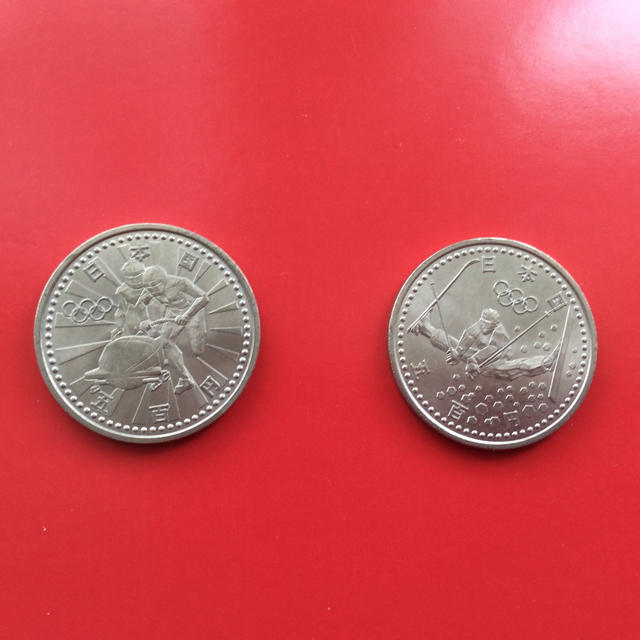 1998年 長野オリンピック記念硬貨 500円2枚 値下げしました。の通販 by jully007's shop｜ラクマ