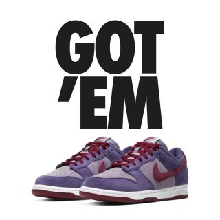 ナイキ(NIKE)のNIKE SB dunk PLUM(スニーカー)