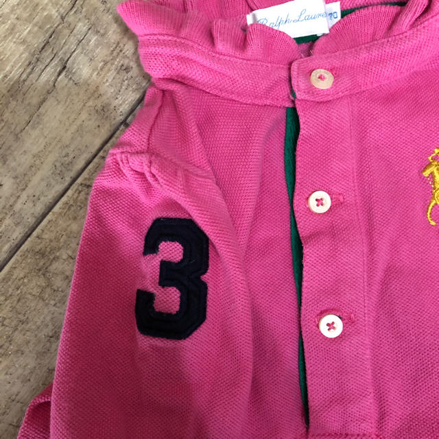 POLO RALPH LAUREN(ポロラルフローレン)のラルフローレン　ワンピース　ブルマ付き キッズ/ベビー/マタニティのベビー服(~85cm)(ワンピース)の商品写真