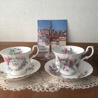 ロイヤルアルバート(ROYAL ALBERT)のロイヤルアルバート  カップ＆ソーサー 2客(食器)