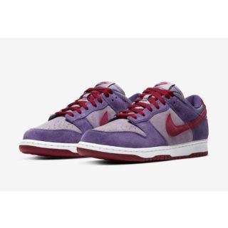 ナイキ(NIKE)の28 NIKE DUNK LOW Plum ナイキ　ダンク　ロー　パープル　紫(スニーカー)