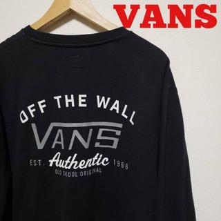 ヴァンズ(VANS)の【古着】VANS バックプリント ビッグロゴ スウェット トレーナー L(スウェット)