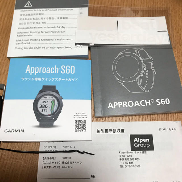 GARMIN(ガーミン)のおいなりさん専用Garmin approach S60 スポーツ/アウトドアのゴルフ(その他)の商品写真