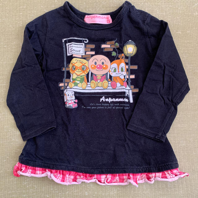 アンパンマン(アンパンマン)のアンパンマン ロンT  95cm キッズ/ベビー/マタニティのキッズ服女の子用(90cm~)(Tシャツ/カットソー)の商品写真