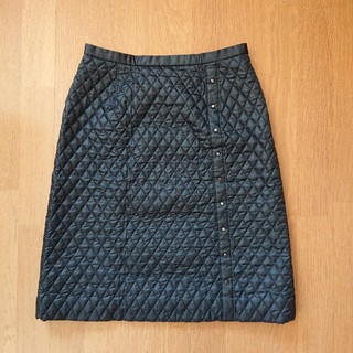 ハナエモリ(HANAE MORI)のモリハナエ  キルティングスカート 40(ひざ丈スカート)