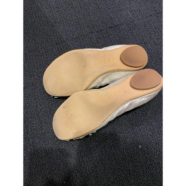 TSUMORI CHISATO(ツモリチサト)のツモリチサト  ゴールド バレエシューズ レディースの靴/シューズ(バレエシューズ)の商品写真