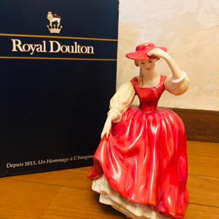 ロイヤルドルトン(Royal Doulton)のRoyal Doulton 陶器人形 フィギュア 貴婦人 女性(置物)