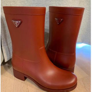 PRADA 袋付き プラダ レインブーツ  35