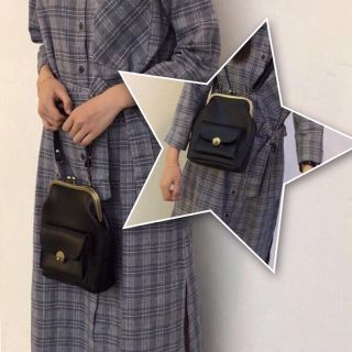 ヴィンテージスタイル！ 2way がま口 レディース 鞄 bag ミニショルダー(ショルダーバッグ)