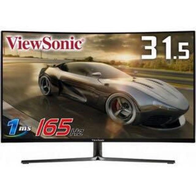 ViewSonic 31.5インチワイド 湾曲液晶モニター 1ms 165Hz