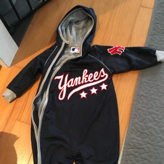 yankees ロンパース80cm(ロンパース)