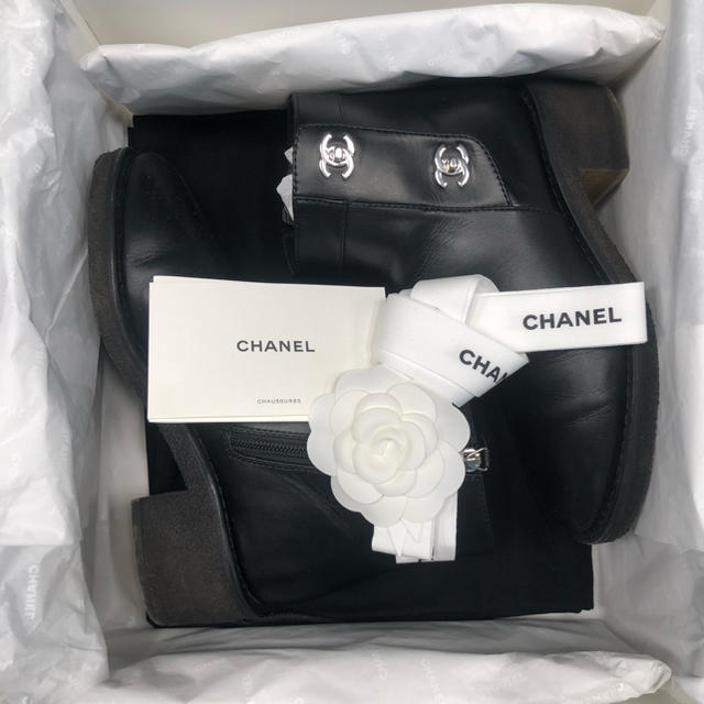 CHANEL - CHANEL シャネル ターンロック ショートブーツの通販 by yuan｜シャネルならラクマ