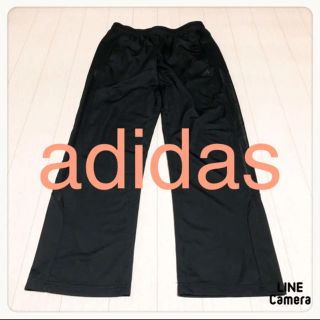 アディダス(adidas)の☘T2207☘adidas ライン パンツ ジャージ O(その他)