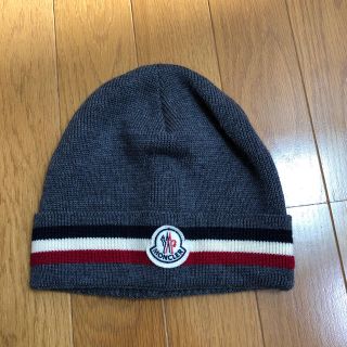 モンクレール(MONCLER)の【美品】モンクレール　ニット帽(ニット帽/ビーニー)