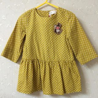 ザラキッズ(ZARA KIDS)のzarababy ドットワンピース(ワンピース)