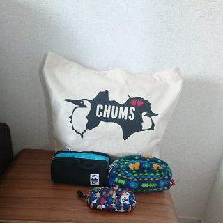 チャムス(CHUMS)のチャムス トート ポーチ セット(日用品/生活雑貨)