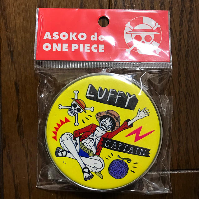 ASOKO★ONE PIECE★コンパクトミラー★鏡 エンタメ/ホビーのおもちゃ/ぬいぐるみ(キャラクターグッズ)の商品写真