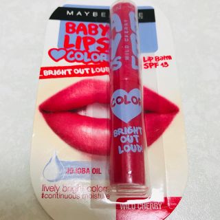 メイベリン(MAYBELLINE)の【新品】メイベリンニューヨーク BABY LIPS（ワイルドチェリー）(リップケア/リップクリーム)