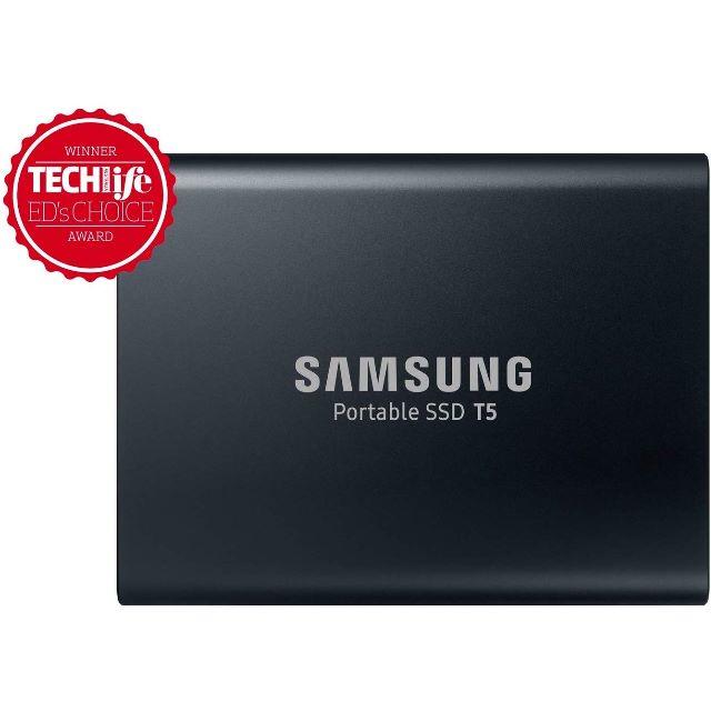 【新品】サムスン 外付ポータブルSSD T5 1TB MU-PA1T0B/WW