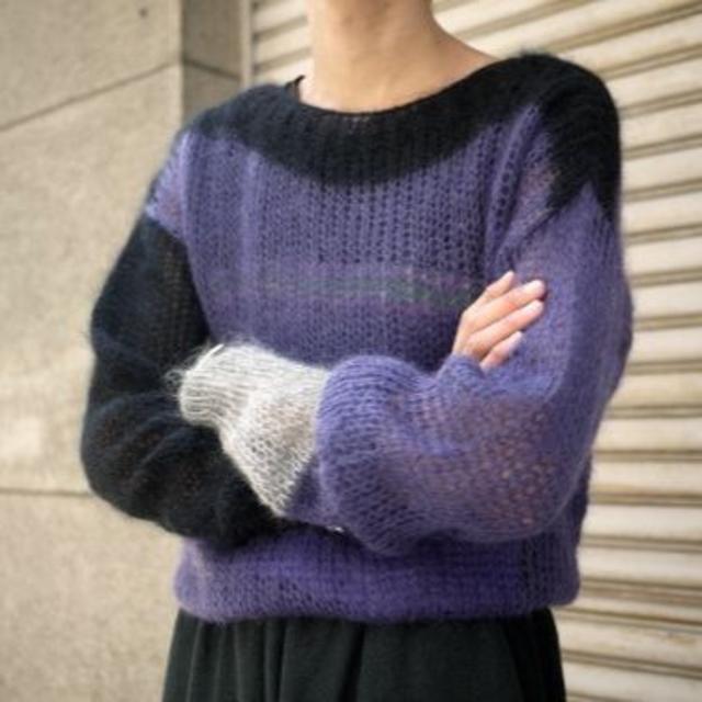 CHRISTIAN DADA(クリスチャンダダ)のCHRISTIAN DADA Panel Mohair Long Sleev メンズのトップス(ニット/セーター)の商品写真