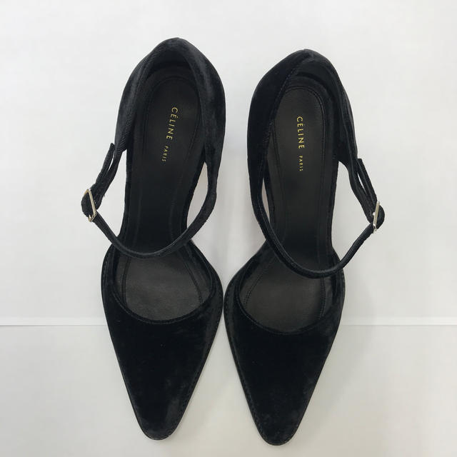 未使用 Celine フィービー ベロアパンプス 38.5 www.luminaires.com.ar