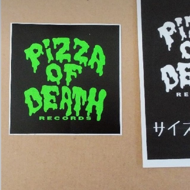 HIGH!STANDARD(ハイスタンダード)のPIZZA OF DEATH RECORDS　ステッカー エンタメ/ホビーのタレントグッズ(ミュージシャン)の商品写真