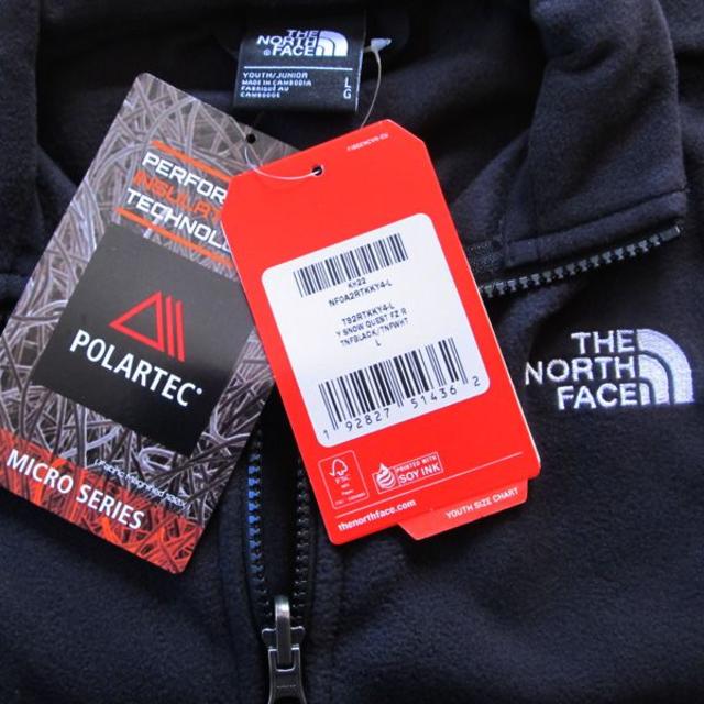 THE NORTH FACE(ザノースフェイス)の新品ノースフェイス レディースM 黒 フリース ブラック フルジップ レディースのジャケット/アウター(ブルゾン)の商品写真