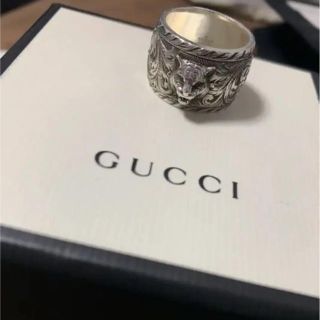 グッチ(Gucci)のGUCCI キャットヘッドリング(リング(指輪))