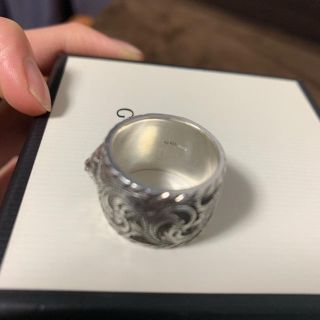 Gucci - GUCCI キャットヘッドリングの通販 by 楽園|グッチなら