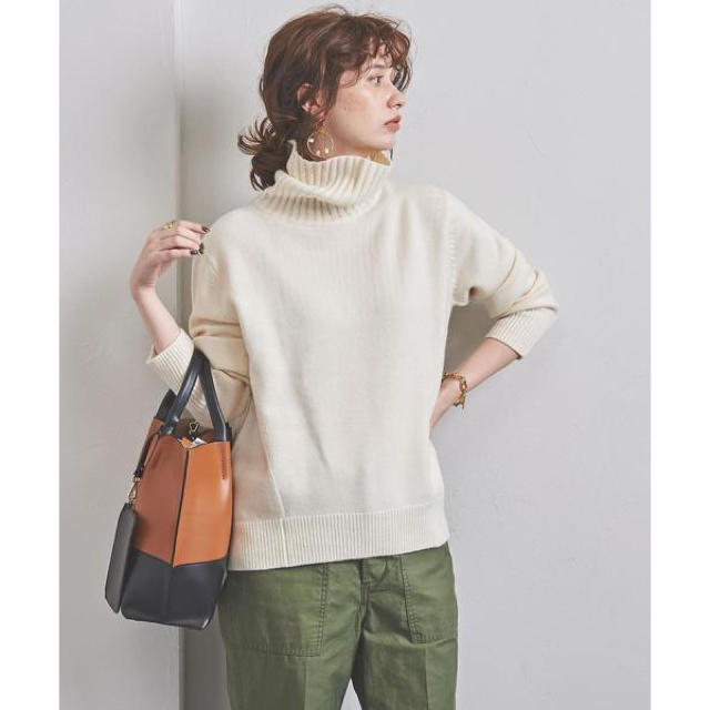 UWSC バイアス タートルネック ニット 19AW ユナイテッドアローズ